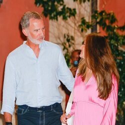 El Rey Felipe y la Princesa Leonor tras ver 'Barbie' en un cine de Palma