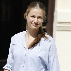 La Princesa Leonor en su ingreso en la Academia Militar de Zaragoza para comenzar su formación militar