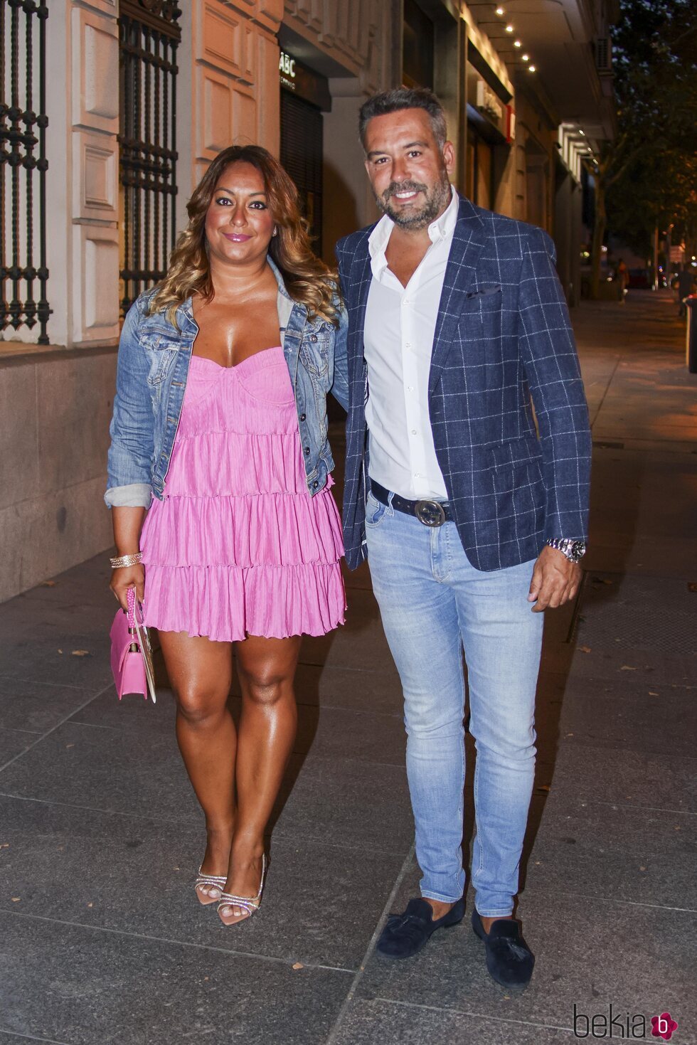 Kike Calleja y su mujer Raquel en el cumpleaños de Terelu Campos