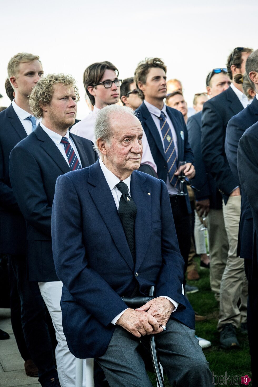 El Rey Juan Carlos en la celebración de la gala inaugural del Six Metre World en Wight