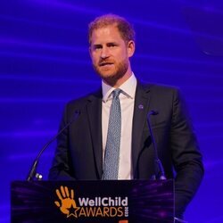 El Príncipe Harry pronuncia unas palabras en los Premios WellChild 2023 en Londres