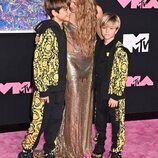 Shakira, muy cariñosa con sus hijos en los MTV Video Music 2023
