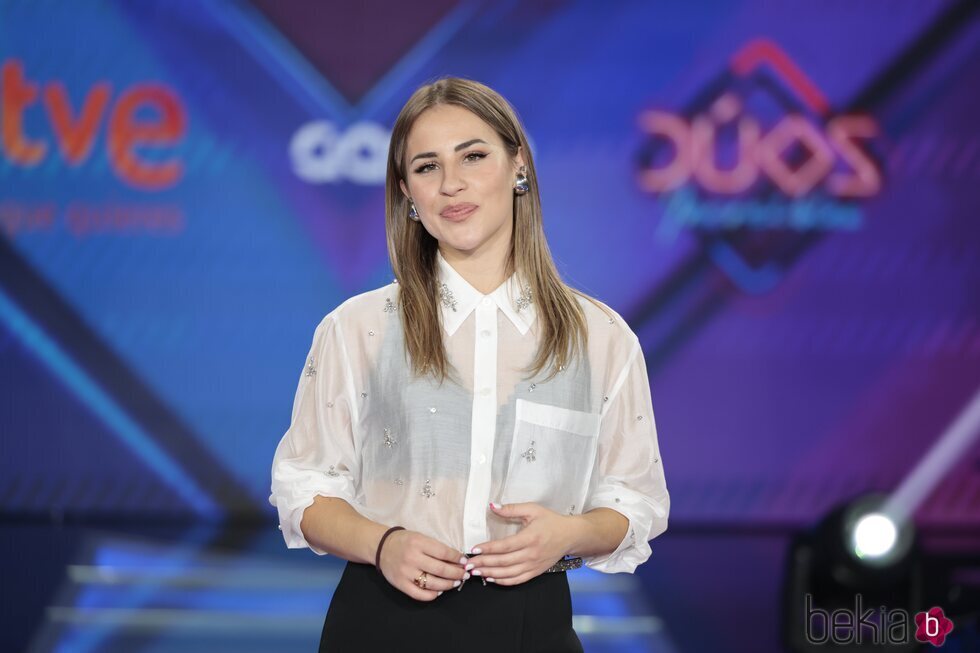 Lucía Gil en la presentación de 'Dúos increíbles 2'