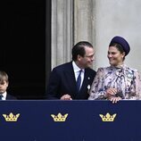 Victoria y Daniel de Suecia, muy cómplices en el Jubileo de Carlos Gustavo de Suecia