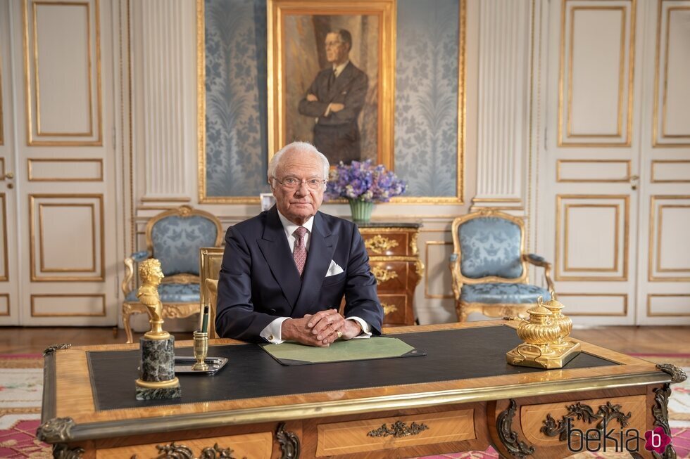 Carlos Gustavo de Suecia en el discurso por su Jubileo