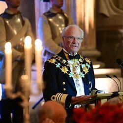Carlos Gustavo de Suecia en su discurso en la cena por su Jubileo