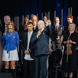 Carlos Gustavo de Suecia en el concierto por su Jubileo