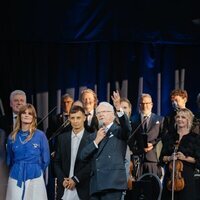 Carlos Gustavo de Suecia en el concierto por su Jubileo