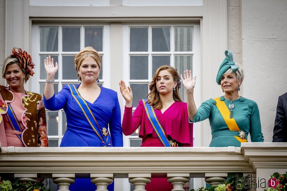 Máxima de Holanda, Amalia de Holanda, Alexia de Holanda y Laurentien de Holanda en el Prinsjesdag 2023