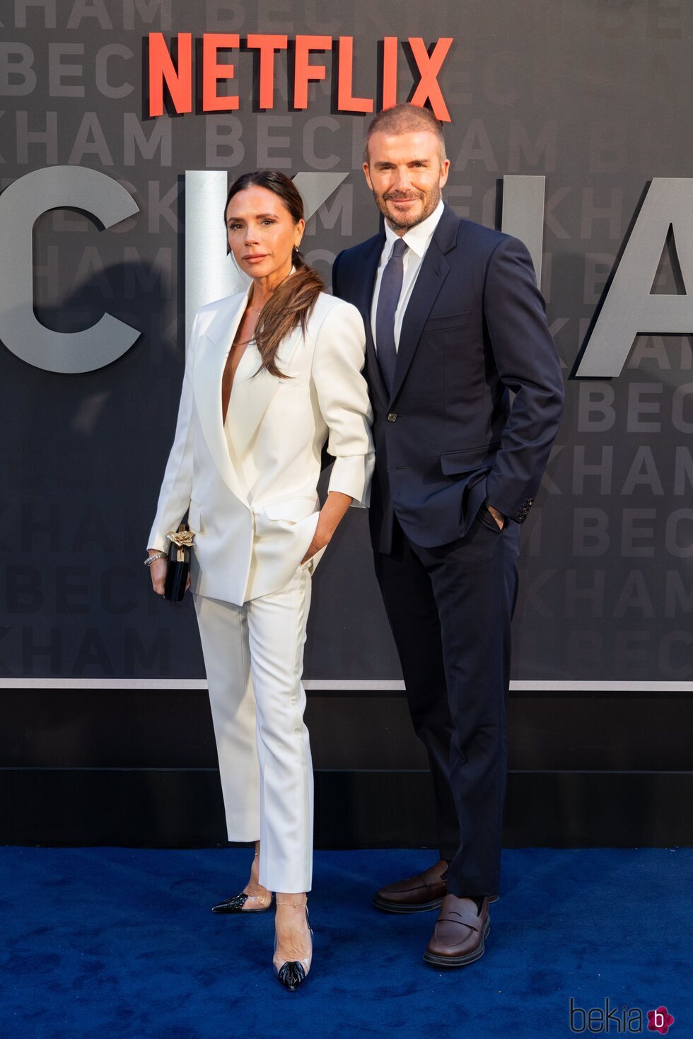 David Beckham y Victoria Beckham en la premiere de su docuserie 'Beckham'