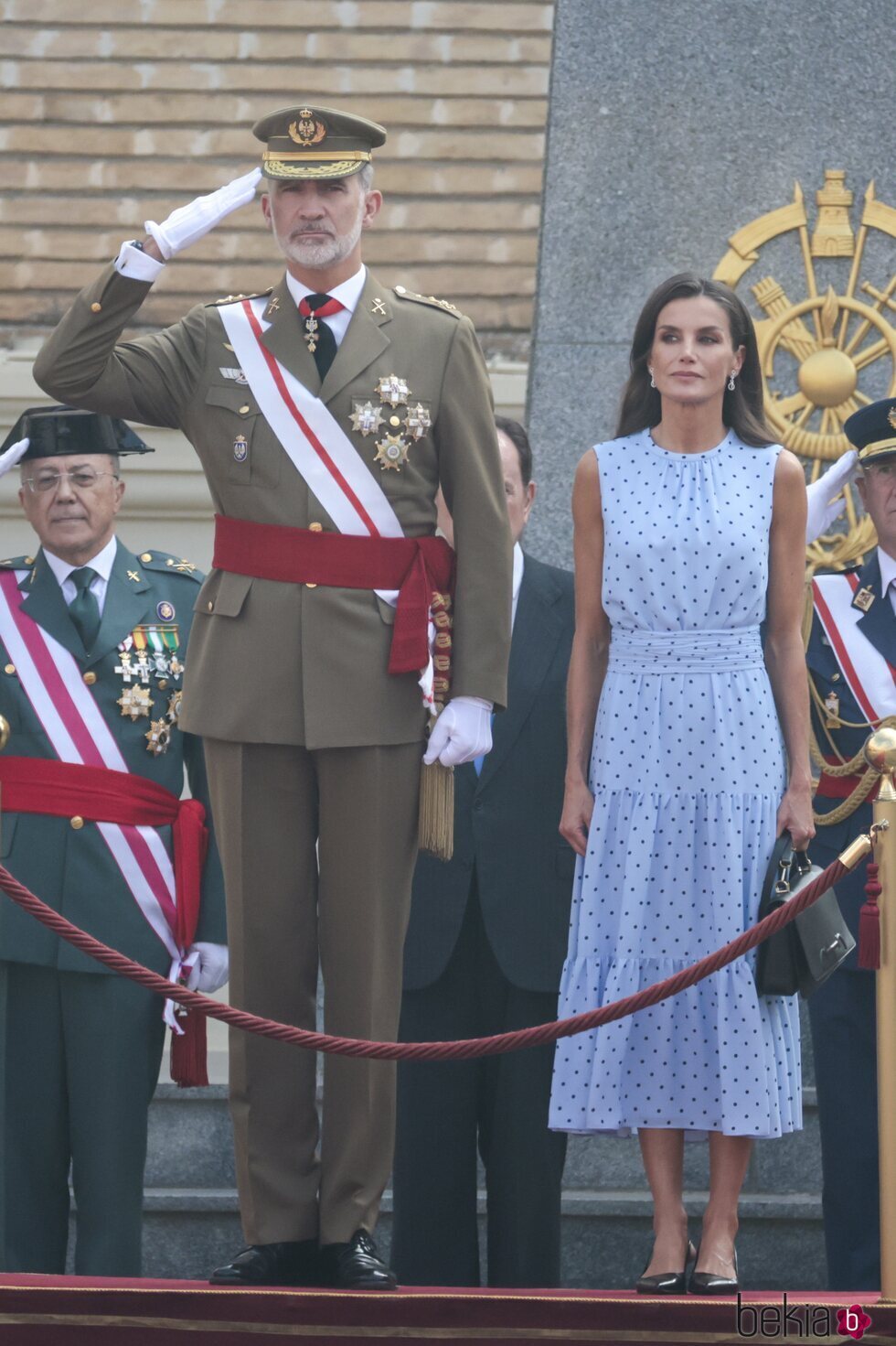 Los Reyes Felipe y Letizia en la Jura de Bandera de la Princesa Leonor