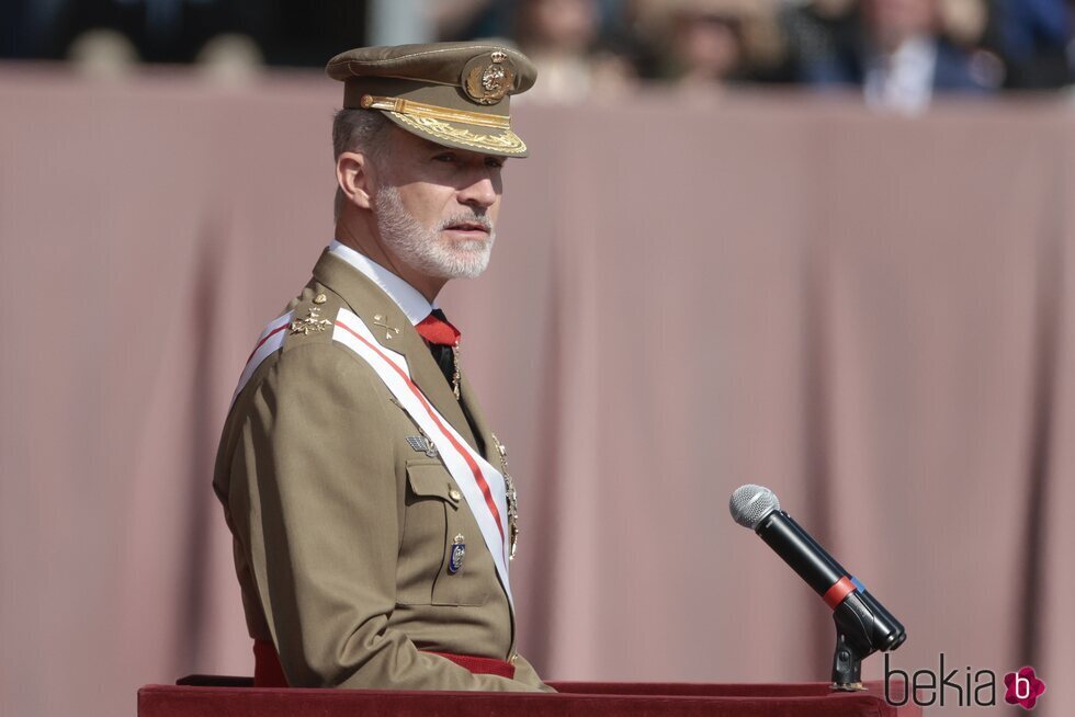 El Rey Felipe VI en su discurso en la Jura de Bandera de la Princesa Leonor