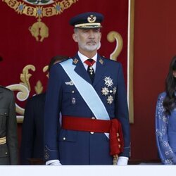 La Princesa Leonor y los Reyes Felipe Vi y Letizia en el Día de la Hispanidad 2023