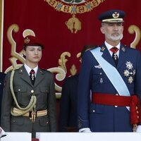 La Princesa Leonor y los Reyes Felipe Vi y Letizia en el Día de la Hispanidad 2023