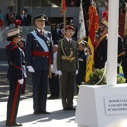 El Rey Felipe VI y la Princesa Leonor en el homenaje a los caídos en el Día de la Hispanidad 2023