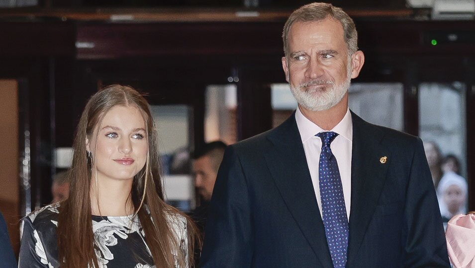 El Rey Felipe VI y la Princesa Leonor en el Concierto de los Premios Princesa de Asturias 2023