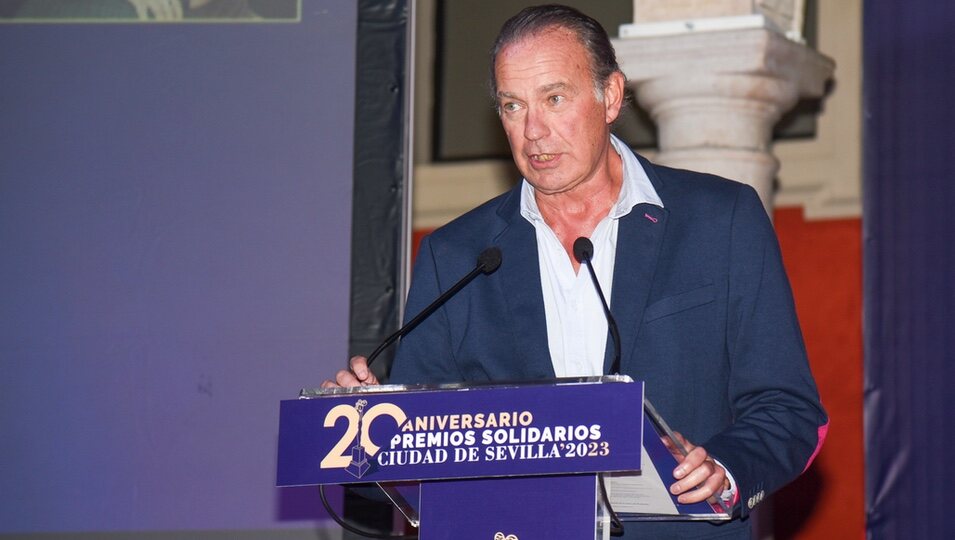 Bertín Osborne en el 20 aniversario de los Premios Solidarios en Sevilla
