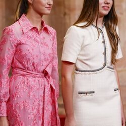 La Princesa Leonor y la Infanta Sofía en la audiencia previa a los Premios Princesa de Asturias 2023