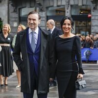 Pedro J. Ramírez y Cruz Sánchez de Lara en los Premios Princesa de Asturias 2023