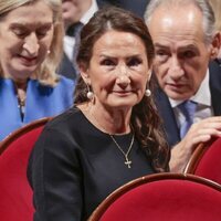 Paloma Rocasolano con la Cruz de la Victoria de Asturias en los Premios Princesa de Asturias 2023