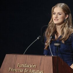 La Princesa Leonor en su discurso en los Premios Princesa de Asturias 2023