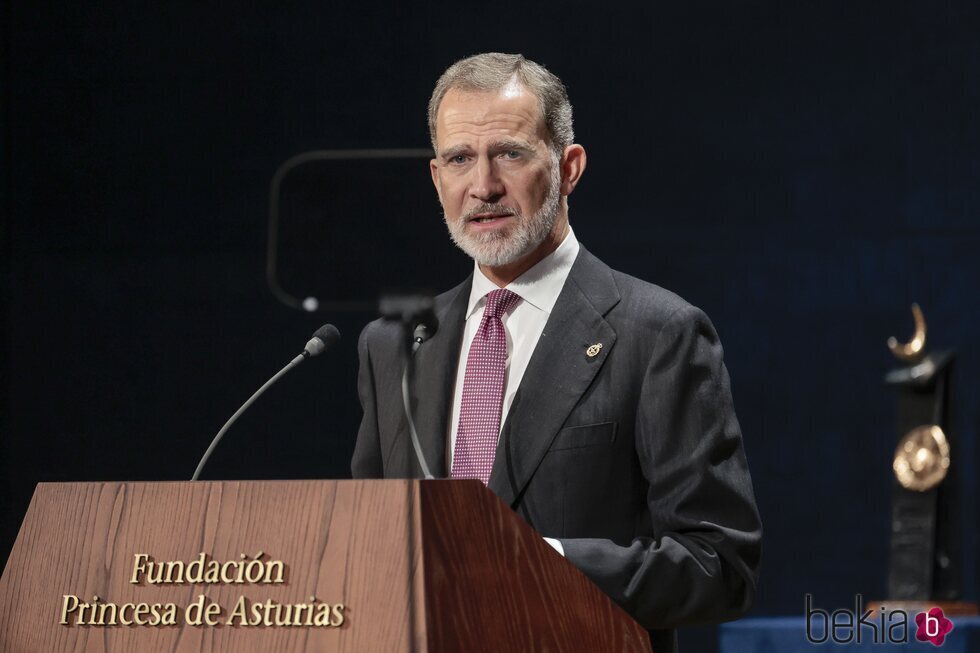 El Rey Felipe VI en su discurso en los Premios Princesa de Asturias 2023
