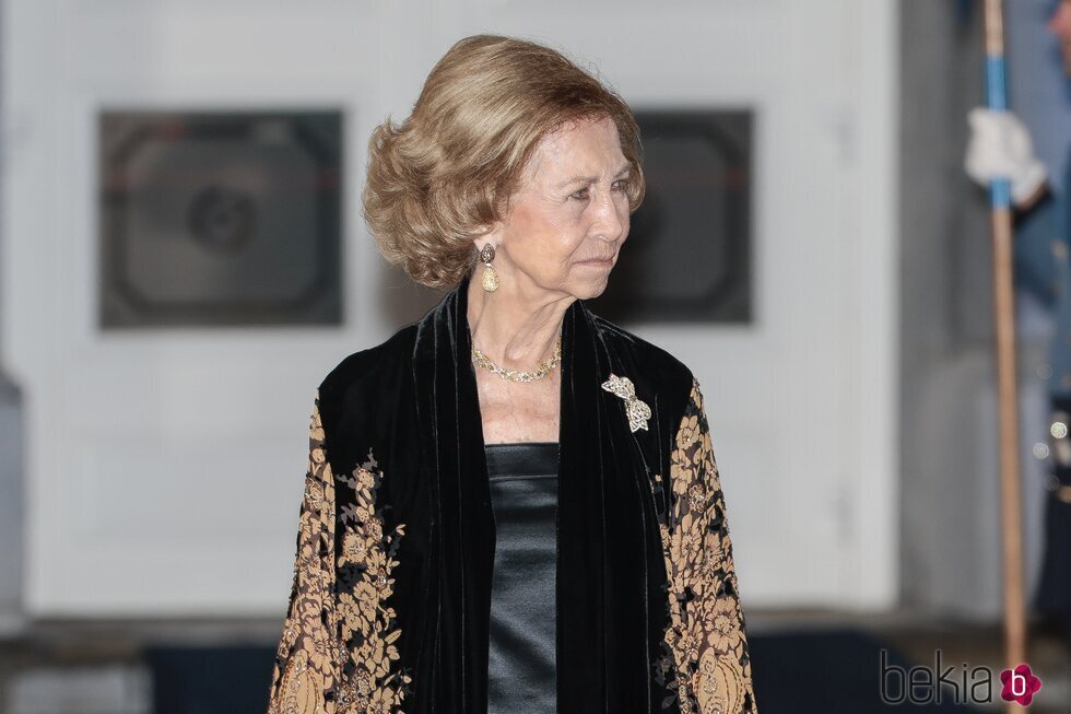 La Reina Sofía a la salida de los Premios Princesa de Asturias 2023
