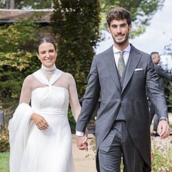 Marta Pombo y Luis Zamalloa el día de su boda