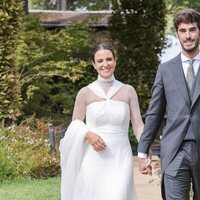 Marta Pombo y Luis Zamalloa el día de su boda