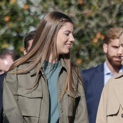 La Princesa Leonor y la Infanta Sofía se sonríen cómplices en el Pueblo Ejemplar 2023