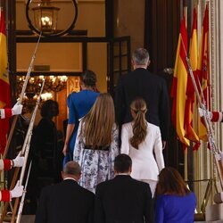 Los Reyes Felipe y Letizia, la Princesa Leonor y la Infanta Sofía entran al Congreso para la Jura