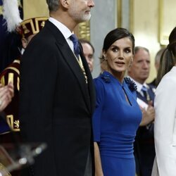 Los Reyes Felipe y Letizia en la Jura de la Constitución de la Princesa Leonor