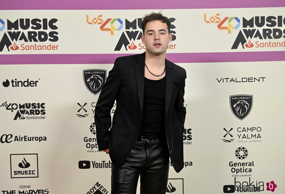 Depol en la alfombra roja de Los 40 Music Awards 2023