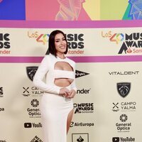 Paula Gonu en la alfombra roja de Los 40 Music Awards 2023