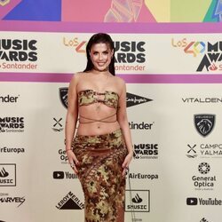 Miriam Rodríguez en la alfombra roja de Los 40 Music Awards 2023