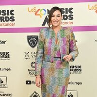 Vicky Martín Berrocal en la alfombra roja de Los 40 Music Awards 2023