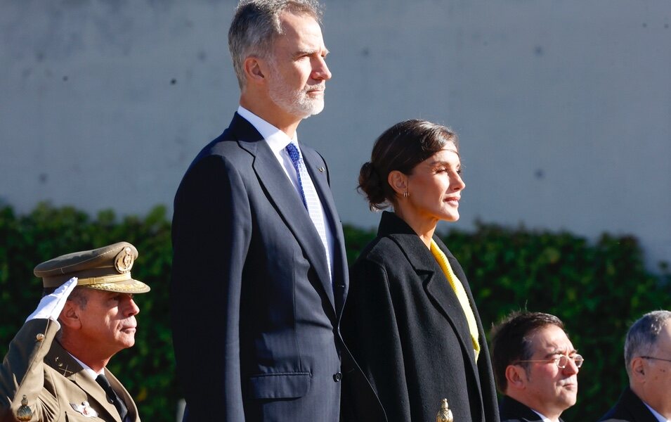 Los Reyes Felipe y Letizia en su despedida en España por su Visita de Estado a Dinamarca
