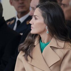 La Reina Letizia con unos pendientes de esmeraldas de la Reina Sofía en su Visita de Estado a Dinamarca