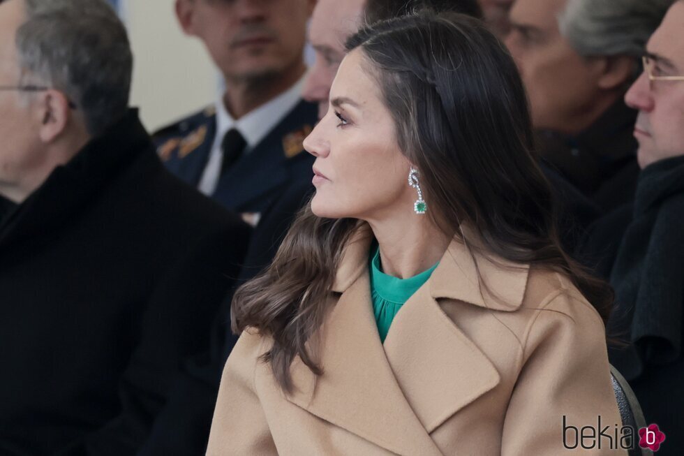 La Reina Letizia con unos pendientes de esmeraldas de la Reina Sofía en su Visita de Estado a Dinamarca