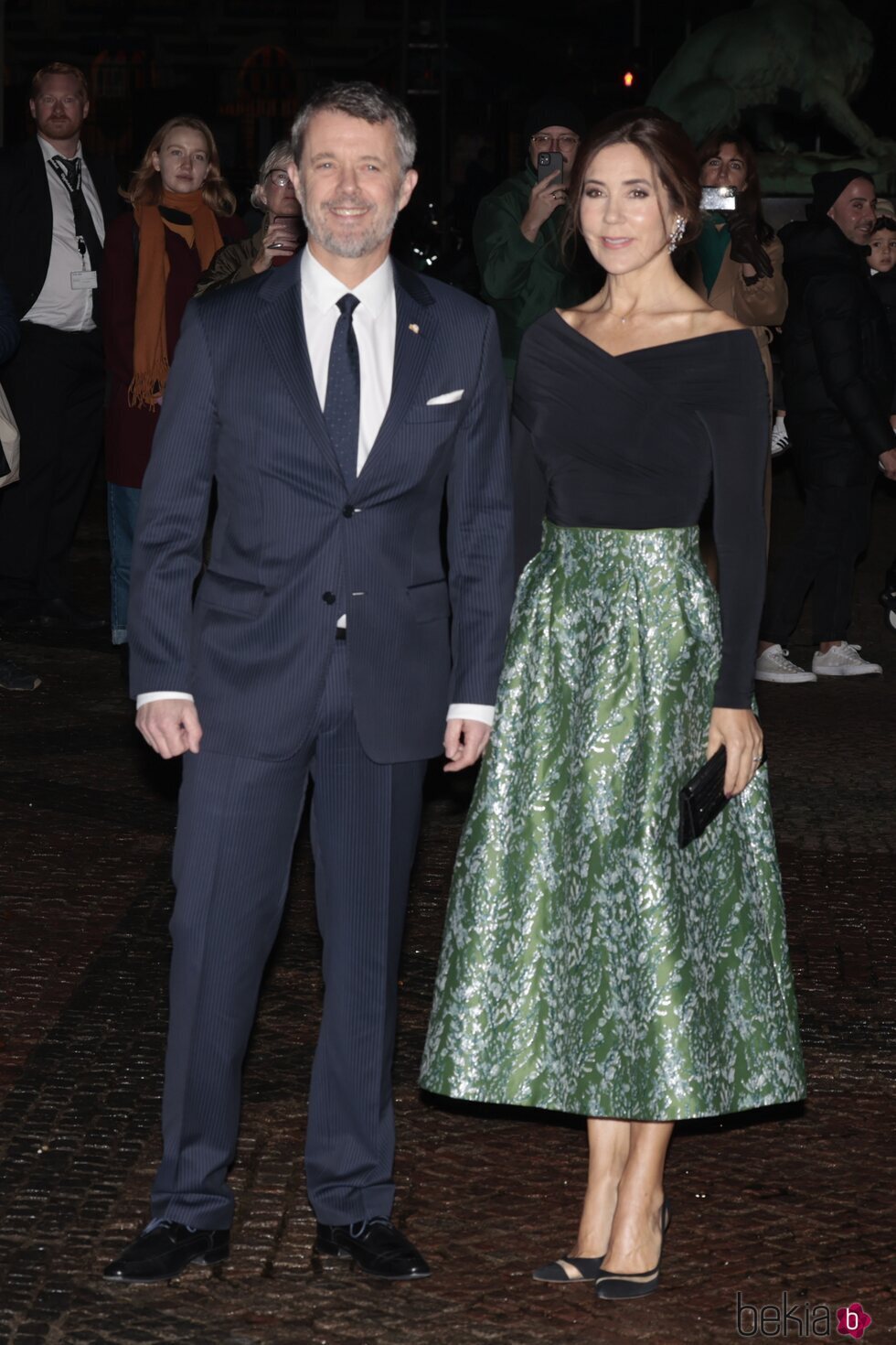 Federico y Mary de Dinamarca en la Gliptoteca de Copenhague en la Visita de Estado de los Reyes Felipe y Letizia a Dinamarca