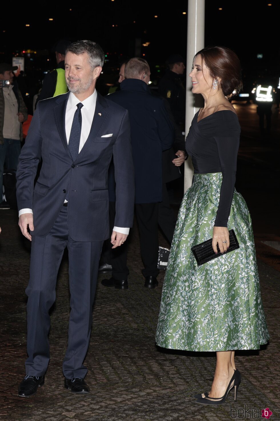 Federico y Mary de Dinamarca en una cena en la Gliptoteca de Copenhague en la Visita de Estado de los Reyes Felipe y Letizia a Dinamarca