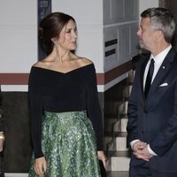 Federico y Mary de Dinamarca mirándose en la Visita de Estado de los Reyes Felipe y Letizia a Dinamarca