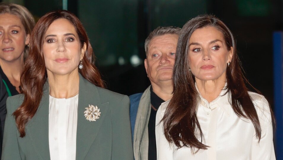 Tensión en los rostros de la Reina Letizia y Mary de Dinamarca