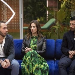 José Antonio Avilés, Jessica Bueno y Michael Terlizzi en la gala 9 de 'GH VIP 8'