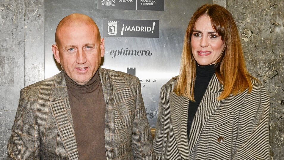 Gustavo Guillermo y su pareja Ainhoa en un homenaje a María Teresa Campos que será televisado