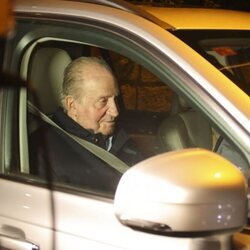 El Rey Juan Carlos sale a cenar en Sanxenxo