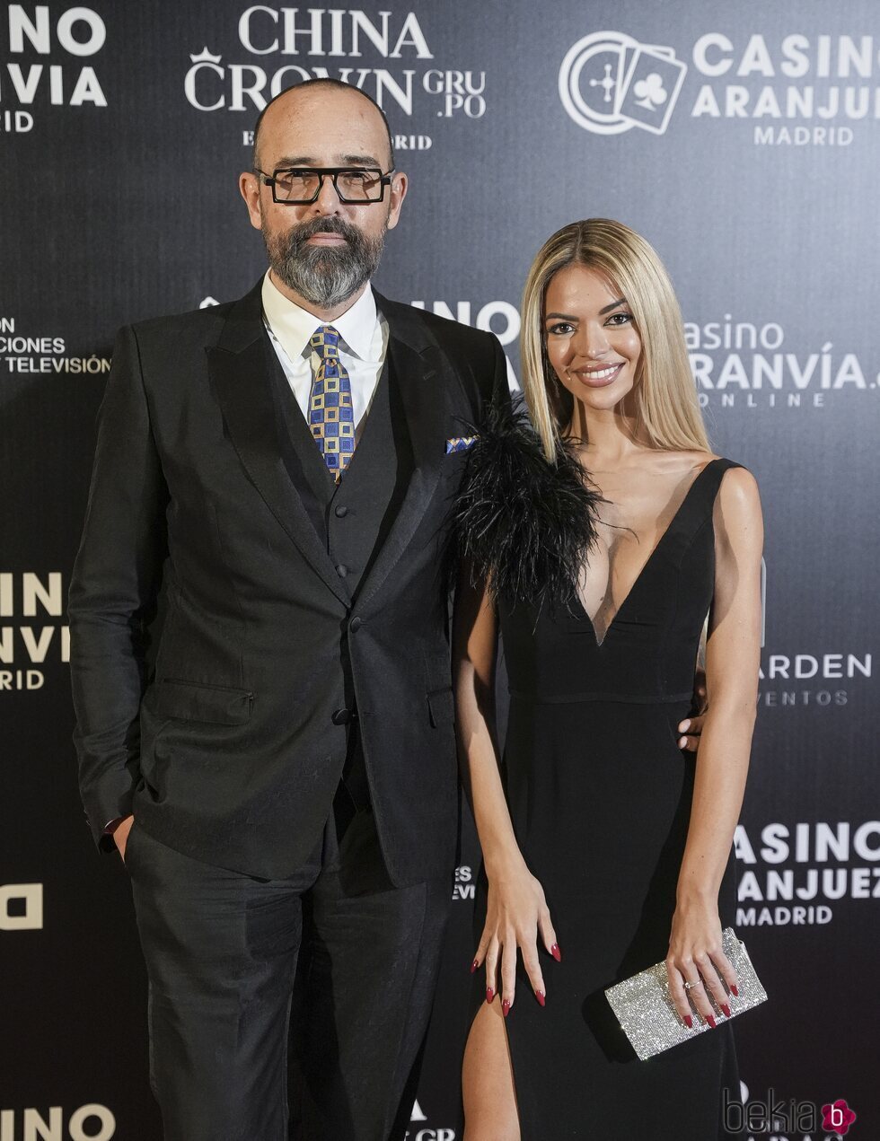 Risto Mejide y su novia Natalia Almarcha en los Premios Antena de Oro 2023
