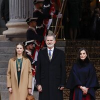 Los Reyes Felipe y Letizia y la Princesa Leonor en la Apertura de la XV Legislatura