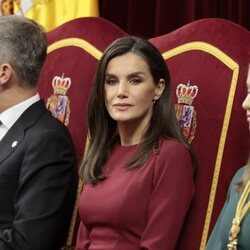 La Reina Letizia durante la Apertura de la XV Legislatura