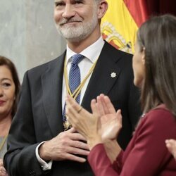 El Rey Felipe VI ovacionado en Apertura de la XV Legislatura